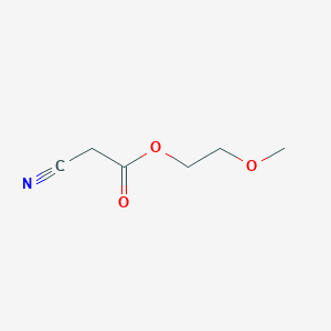 molecular formula C6H9NO3 B083140 2-Methoxyethyl cyanoacetate CAS No. 10258-54-5
