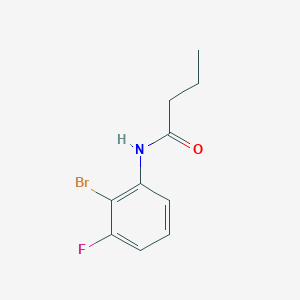 molecular formula C10H11BrFNO B8314038 N-(2-bromo-3-fluorophenyl)butyramide CAS No. 952664-87-8