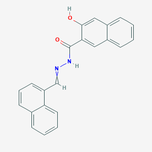 3-Hydroxy-2-naphthoic (1-naphthylmethylene) hydrazide
