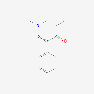 1-(Dimethylamino)-2-phenylpent-1-en-3-one