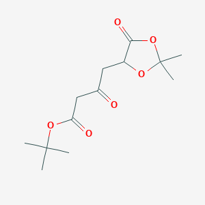 Tert-butyl 4-(2,2-dimethyl-1,3-dioxolan-4-on-5-yl)-3-oxobutyrate