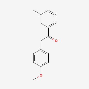 2-(4-Methoxy-phenyl)-1-m-tolyl-ethanone