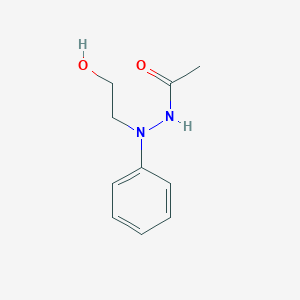 molecular formula C10H14N2O2 B8314267 Acetyl-2-(2-hydroxyethyl)-2-phenylhydrazine 