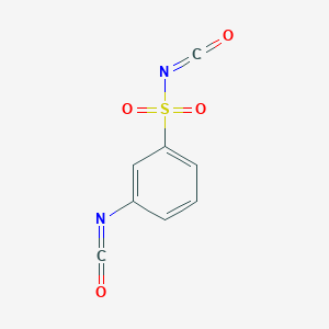 molecular formula C8H4N2O4S B8314602 m-Isocyanatobenzenesulfonyl isocyanate 