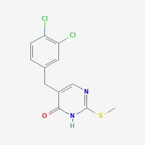 5-(3,4-Dichlorobenzyl)-2-methylthio-4-pyrimidone