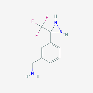 Benzenemethanamine, 3-[3-(trifluoromethyl)-3-diaziridinyl]-