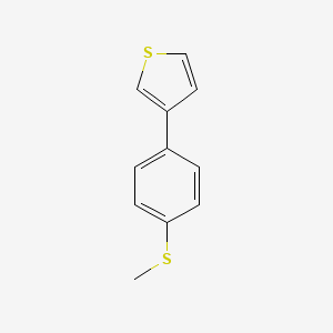 3-[4-(Methylthio)phenyl]thiophene