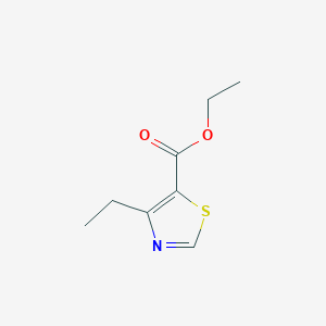 molecular formula C8H11NO2S B8314833 Ethyl 4-ethylthiazole-5-carboxylate 