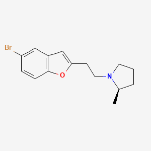 (2R)-1-[2-(5-bromo-1-benzofuran-2-yl)ethyl]-2-methylpyrrolidine