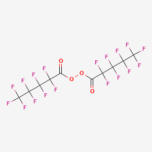 molecular formula C10F18O4 B8314848 Bis(nonafluoropentanoyl) peroxide CAS No. 308-29-2