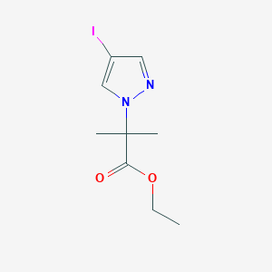 2-(4-Iodo-pyrazol-1-yl)-2-methyl-propionic acid ethyl ester