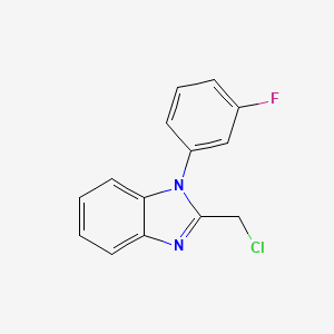 1-(3-Fluorophenyl)-2-chloromethylbenzimidazole