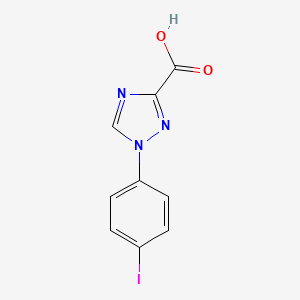 1-(4-Iodophenyl)-1,2,4-triazole-3-carboxylic acid