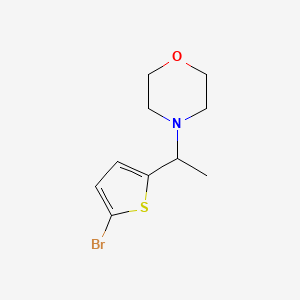 4-[1-(5-Bromo-thiophen-2-yl)-ethyl]-morpholine