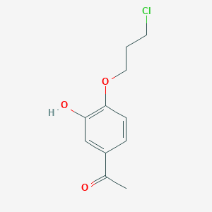 1-(4-(3-Chloropropoxy)-3-hydroxyphenyl]ethanone
