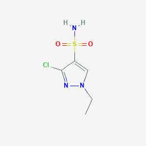 3-chloro-1-ethyl-1H-pyrazole-4-sulfonamide