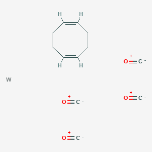 molecular formula C12H12O4W B083151 Tetracarbonyl(1,5-cyclooctadiene)tungsten(0) CAS No. 12129-70-3
