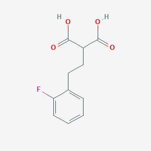 2-(2-(2-Fluorophenyl)ethyl)malonic acid