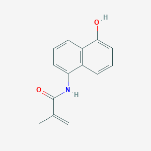 molecular formula C14H13NO2 B8315160 N-(5-Hydroxynaphthalen-1-yl)-2-methylprop-2-enamide CAS No. 27931-11-9