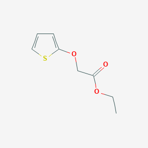 molecular formula C8H10O3S B8315251 Ethyl 2-thienyloxyacetate 