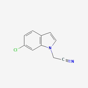 molecular formula C10H7ClN2 B8315252 (6-Chloro-indol-1-yl)-acetonitrile 