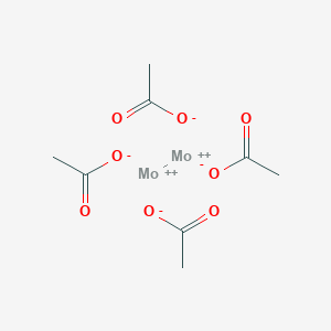 molecular formula C8H12Mo2O8 B083154 molybdenum(2+);tetraacetate CAS No. 14221-06-8