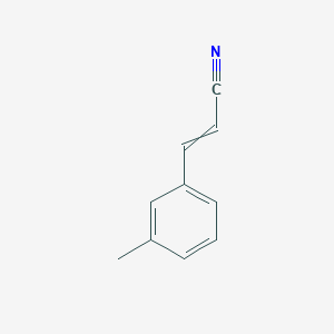 molecular formula C10H9N B8315449 3-Methylcinnamonitrile CAS No. 28446-71-1