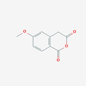 molecular formula C10H8O4 B8315560 5-Methoxyhomophthalic anhydride 