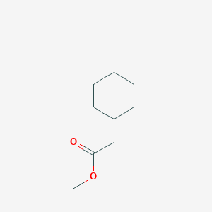 molecular formula C13H24O2 B8315607 methyl 2-(4-tert-butylcyclohexyl)acetate 