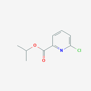 molecular formula C9H10ClNO2 B8315687 propan-2-yl 6-chloropyridine-2-carboxylate CAS No. 220969-59-5