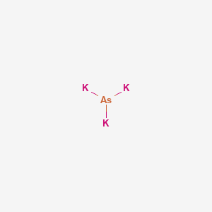 molecular formula AsK3 B083158 Potassium arsenide (K3As) CAS No. 12044-21-2