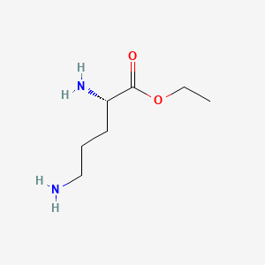 molecular formula C7H16N2O2 B8315966 Ornithine ethyl ester 
