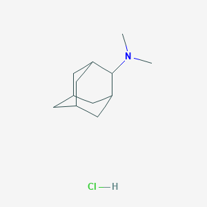 molecular formula C12H22ClN B083161 2-Adamantanamine, N,N-dimethyl-, hydrochloride CAS No. 10535-34-9