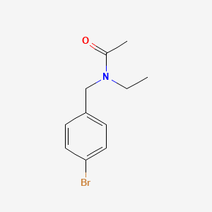molecular formula C11H14BrNO B8316165 N-(4-bromobenzyl)-N-ethylacetamide 