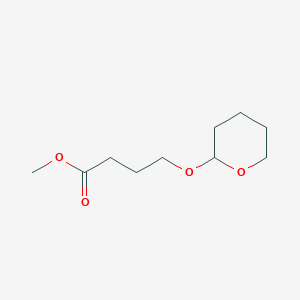 molecular formula C10H18O4 B8316313 Methyl 4-(tetrahydro-2H-pyran-2-yloxy)butanoate 