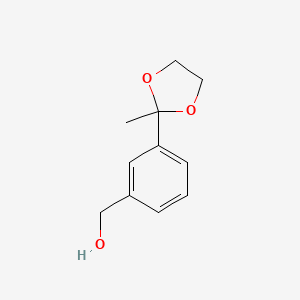 [3-(2-Methyl-[1,3]dioxolan-2-yl)-phenyl]-methanol
