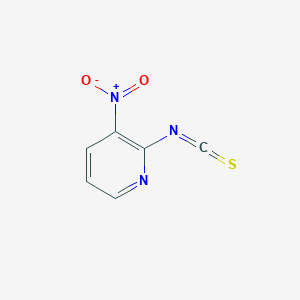 molecular formula C6H3N3O2S B8316360 2-Isothiocyanato-3-nitropyridine 