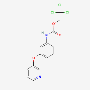 2,2,2-Trichloroethyl-3-(pyridin-3-yloxy)phenylcarbamate