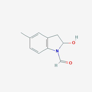 B083164 2-Hydroxy-5-methyl-1-indolinecarbaldehyde CAS No. 13303-69-0