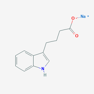 molecular formula C12H12NNaO2 B083166 Sodium 4-(1H-indol-3-yl)butanoate CAS No. 10265-70-0