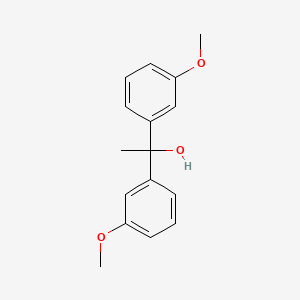 molecular formula C16H18O3 B8316642 1,1-Bis(3-methoxyphenyl)ethanol 