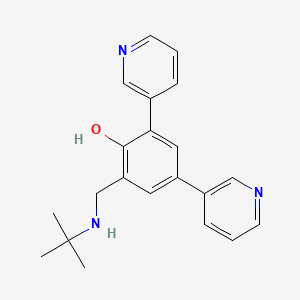 2-((Tert-butylamino)methyl)-4,6-di(pyridine-3-yl)phenol