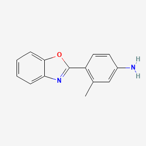 4-Benzooxazol-2-yl-3-methyl-phenylamine