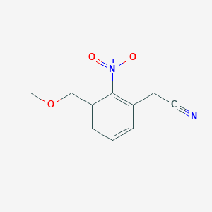 (3-Methoxymethyl-2-nitro-phenyl)acetonitrile