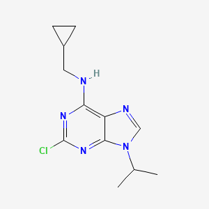 2-Chloro-6-[(cyclopropyl)methylamino]-9-(2-propyl)purine