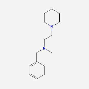 molecular formula C15H24N2 B8316805 2-(N-Benzyl-N-methylamino)-1-(N-piperidinyl)ethane 