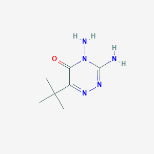 3,4-Diamino-6-(1,1-dimethylethyl)-4H-1,2,4-triazin-5-one
