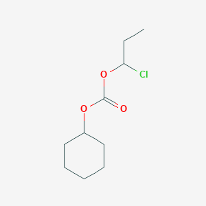 molecular formula C10H17ClO3 B8317287 1-chloropropyl cyclohexyl carbonate 