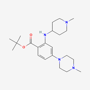 Tert-butyl 4-(4-methylpiperazin-1-yl)-2-[(1-methylpiperidin-4-yl)amino]benzoate