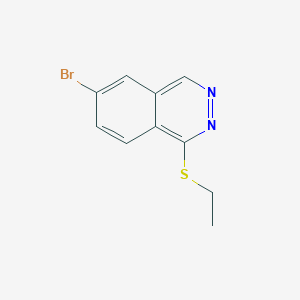 6-Bromo-1-(ethylthio)phthalazine